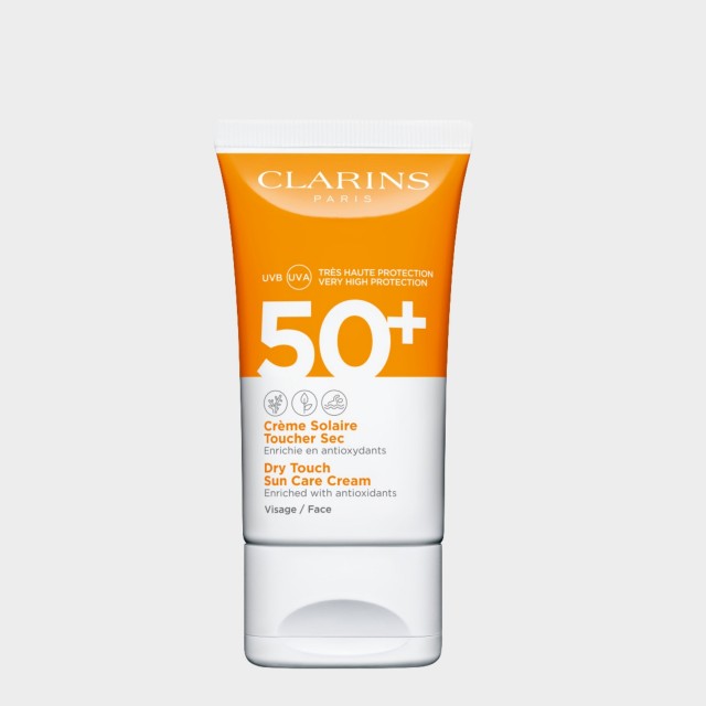 Protetor Solar Rosto Clarins SPF50 UVB UVA Crme Solaire Toucher Sec 50 ml