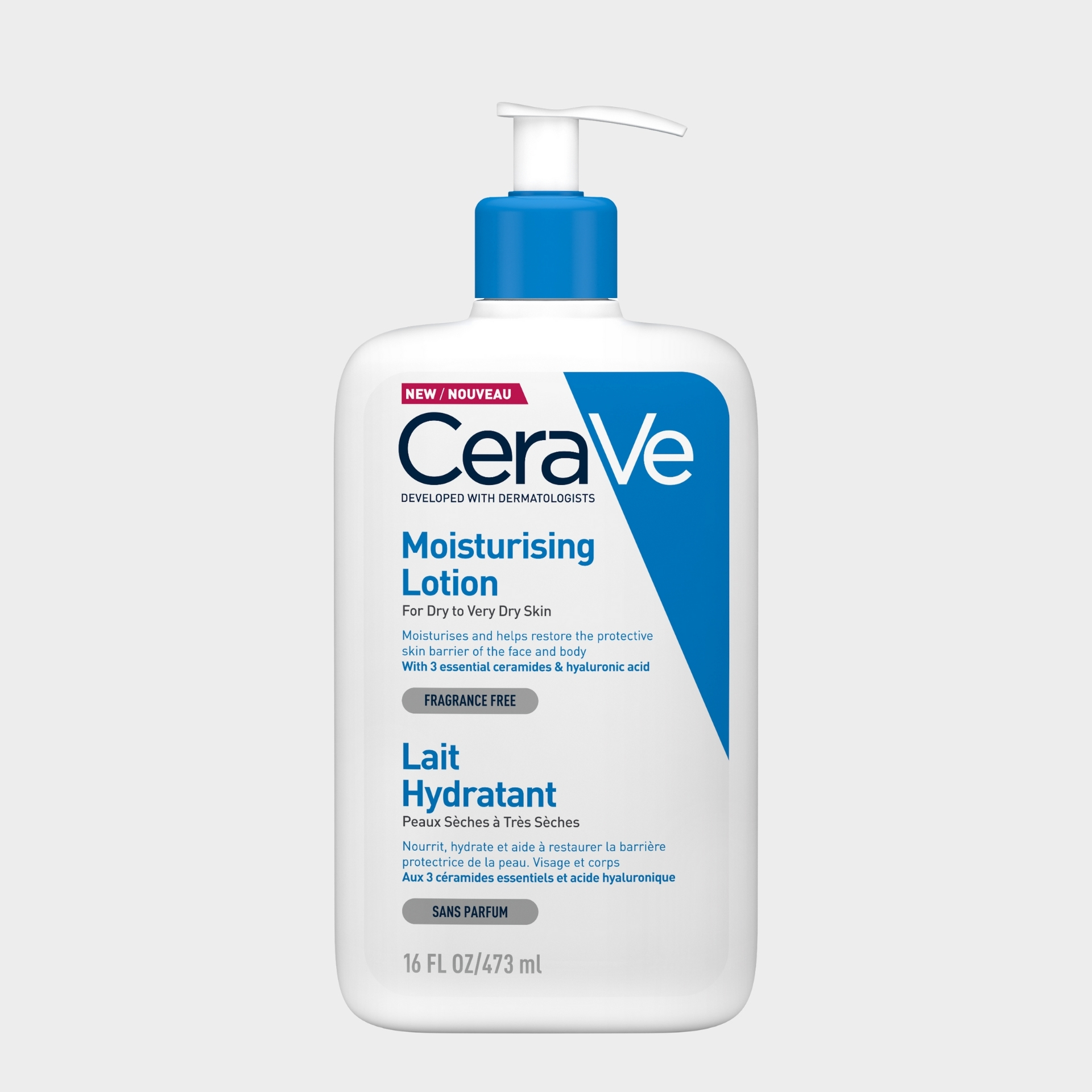 Loção Hidratante Corpo Rosto CeraVê Pele Seca 473 ml