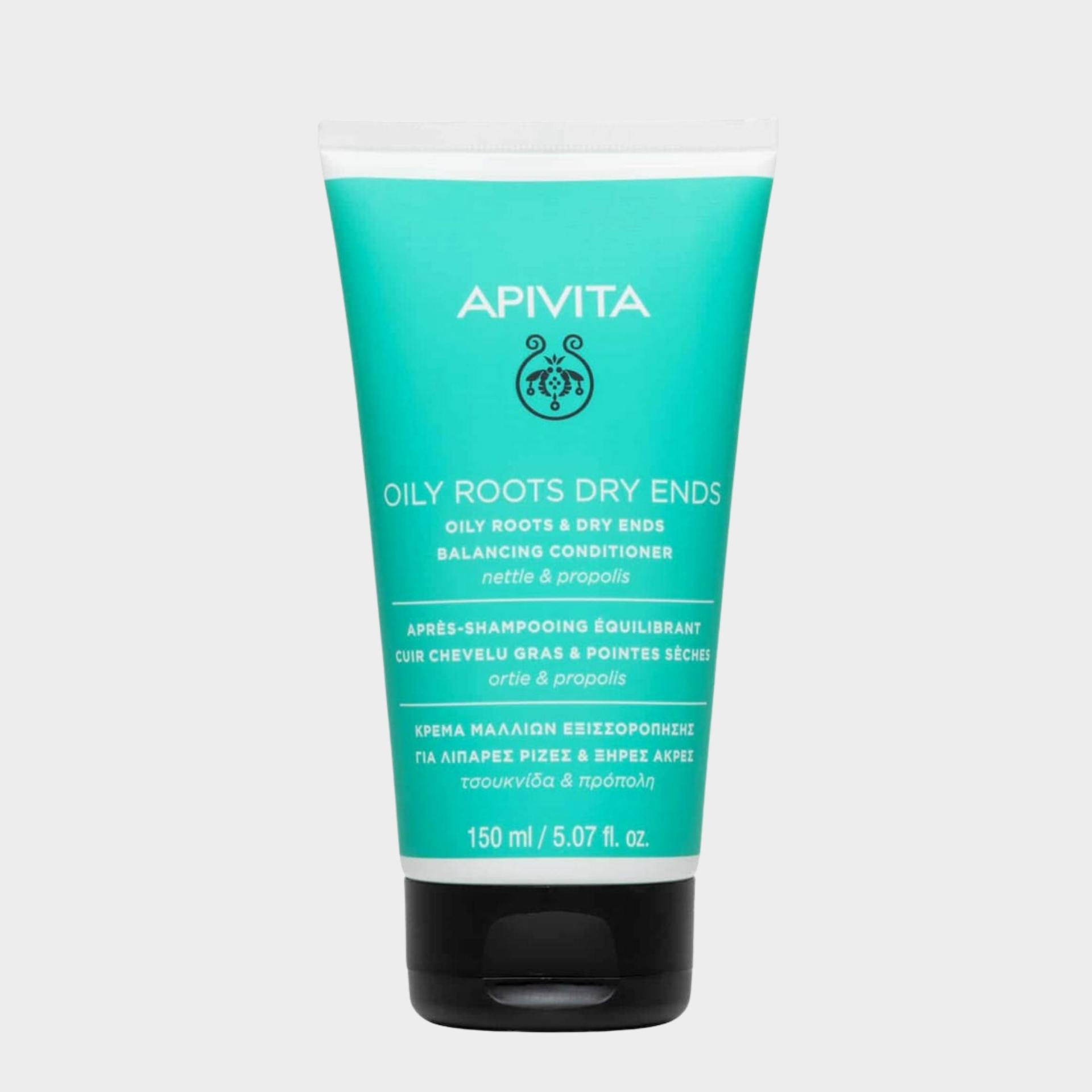 Condicionador Equilibrante Apivita Raízes Oleosas Pontas Secas Urtiga e Própolis 150 ml