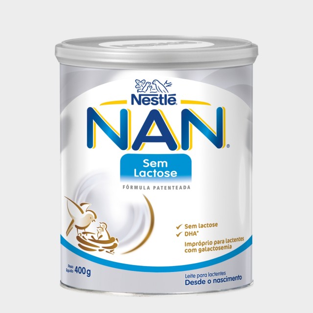 Leite Sem Lactose Nestl NAN Desde o Nascimento 400 gr