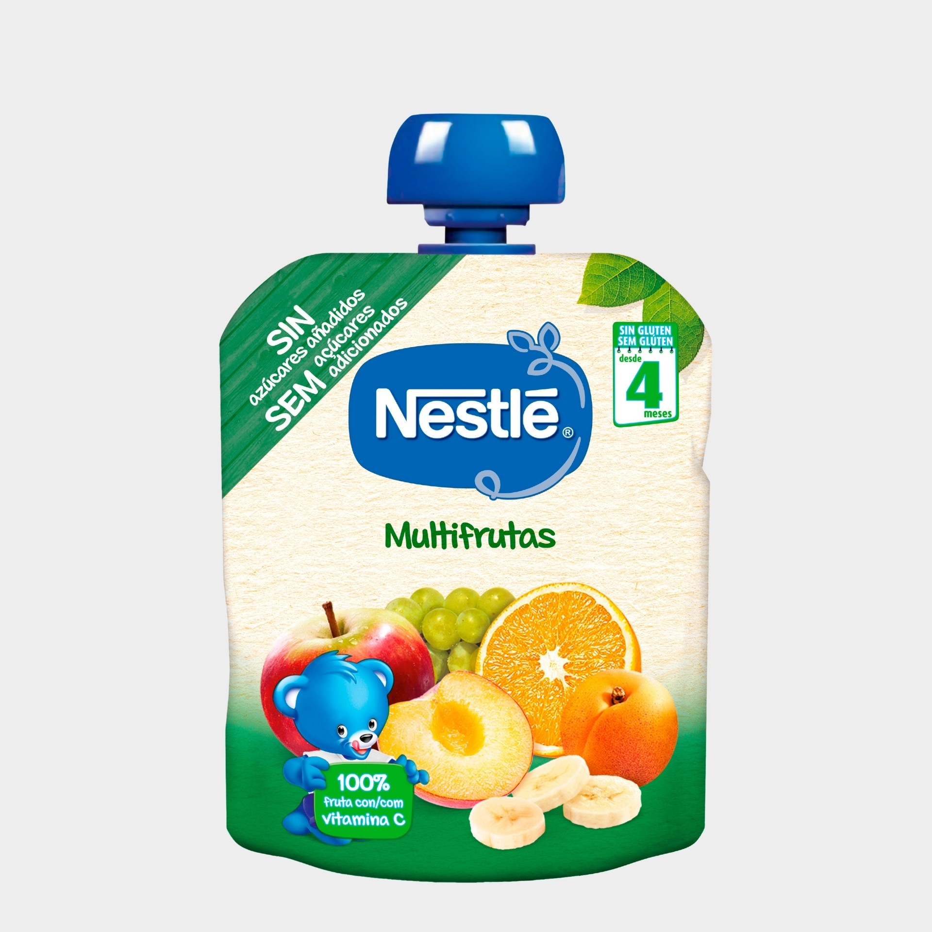 Fruta Para Bebé Nestlé Multifrutas +4 Meses 90 gr
