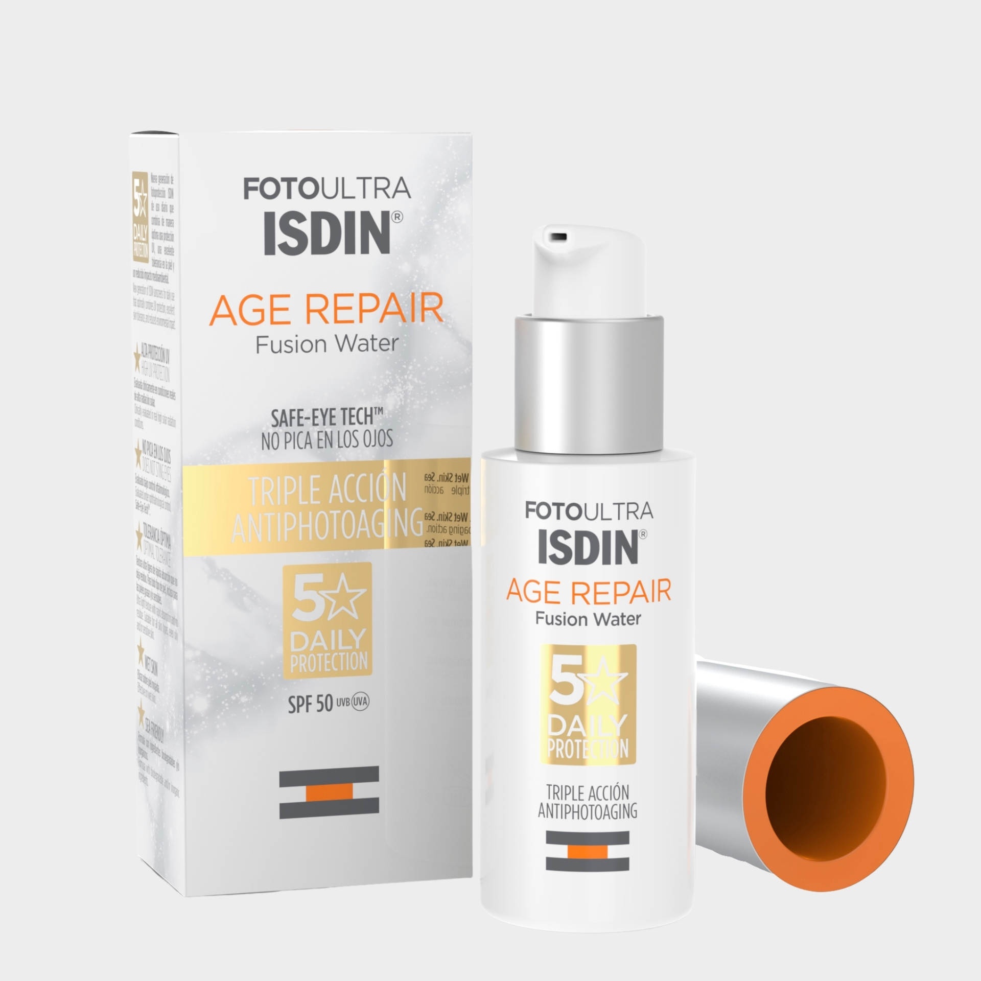 Protetor Solar Rosto Isdin FotoUltra Age Repair Anti-Envelhecimento SPF50+ 50 ml