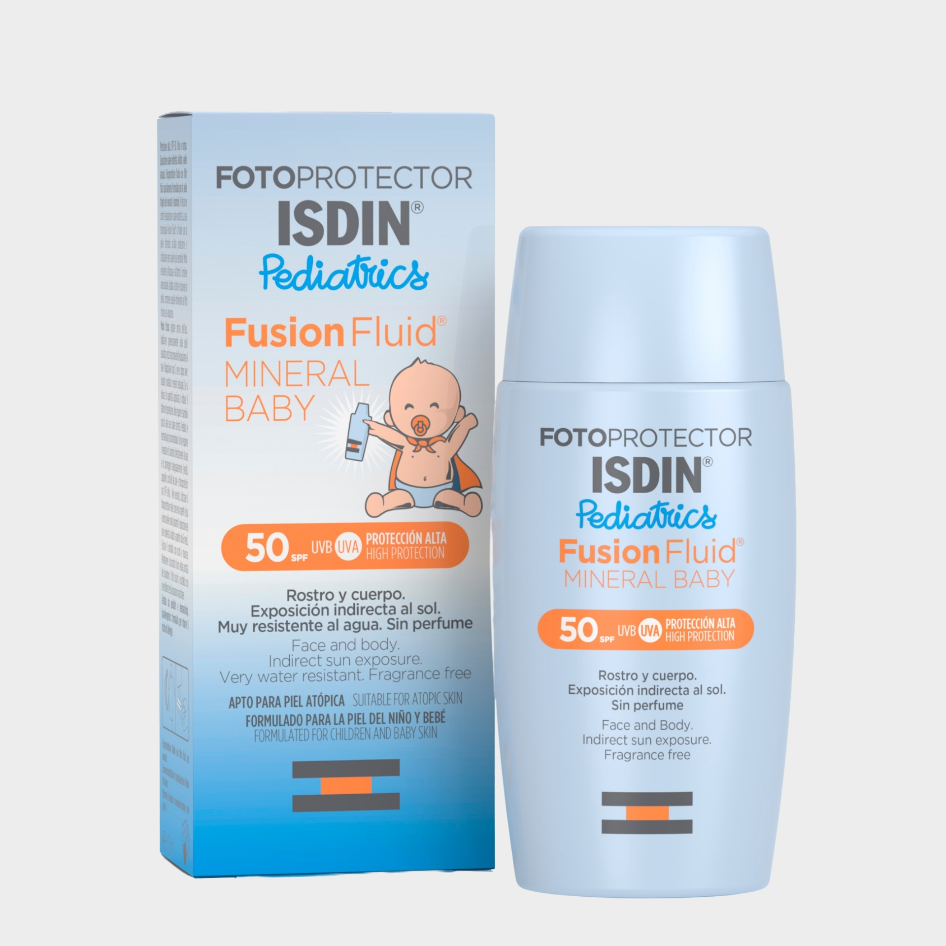 Protetor Solar Bebé Isdin Fotoprotector Pediatrics Fusion Fluid SPF50 50 ml