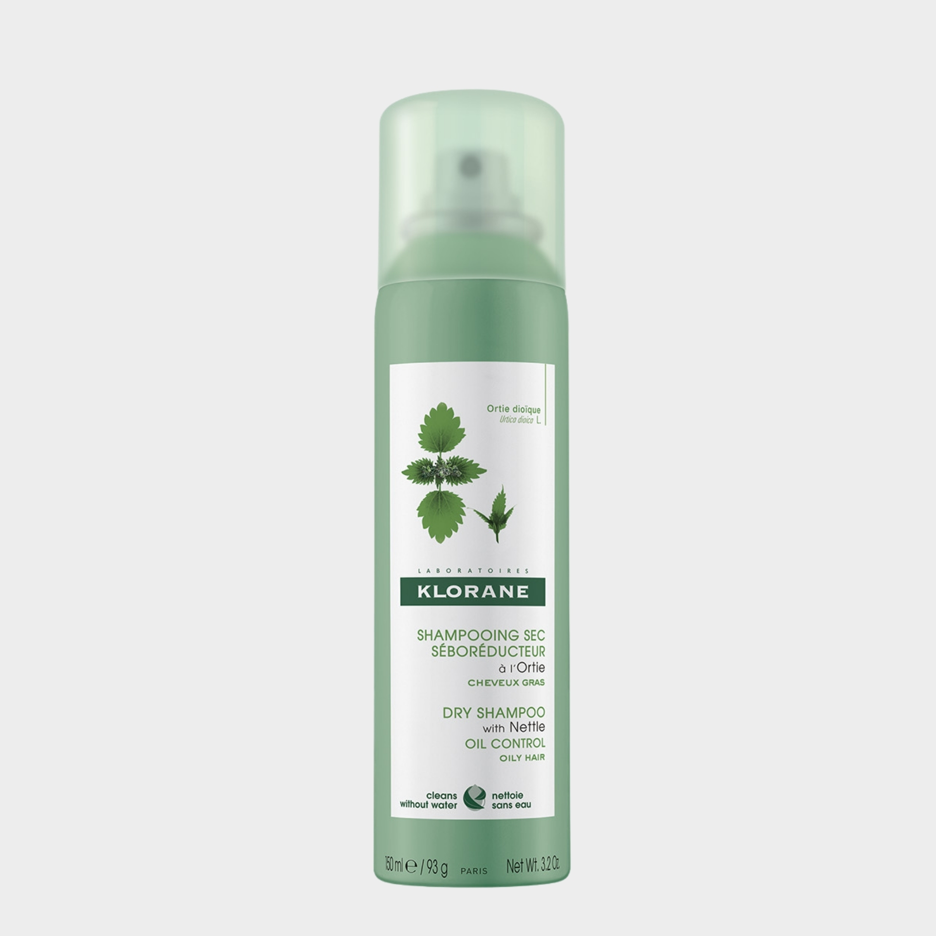 Champô Seco Klorane Capilar Ortiga Branca Cabelo Oleoso 150 ml