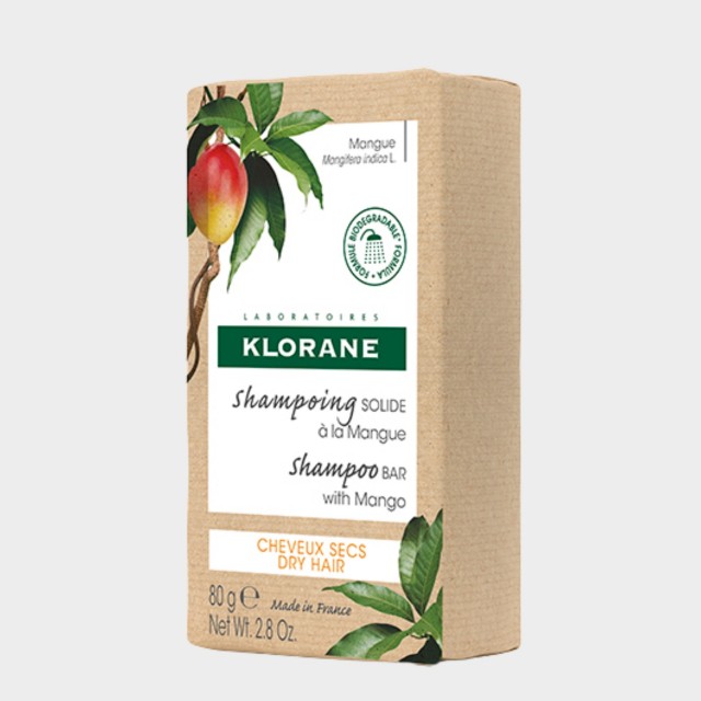 Champ Slido Klorane Manteiga de Manga Bio Cabelo Seco 80 gr