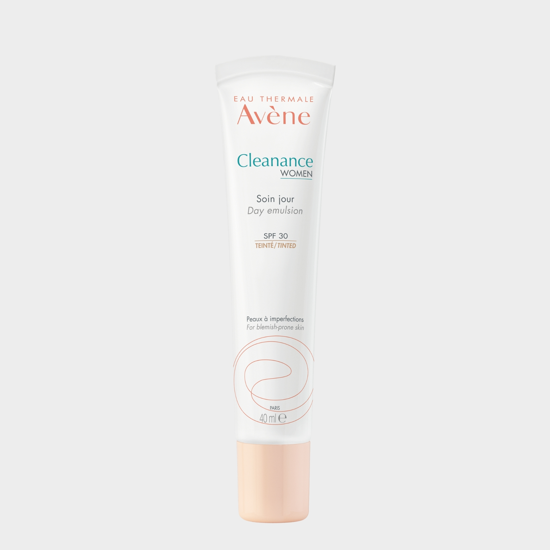 Cuidado Dia Uniformizante Rosto Avène Cleanance Women SPF30 Com Cor 40 ml