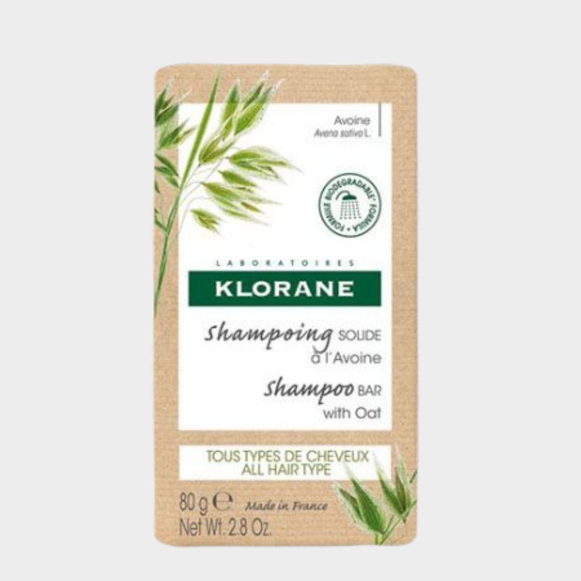Champô Sólido Klorane Aveia Bio 80 gr