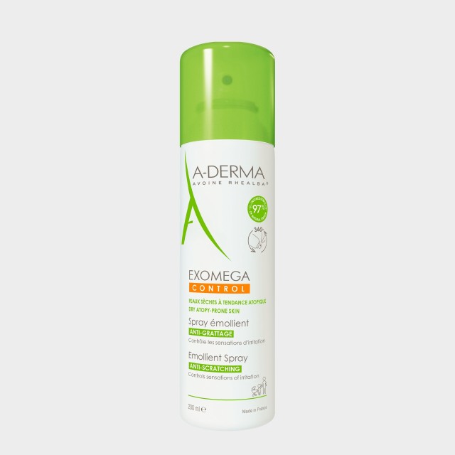 Spray Emoliente A-Derma Exomega Control Pele Seca Atpica 200 ml