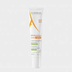 Creme Reparador Rosto A-Derma Epitheliale AH Ultra UV SPF50+ Pele Exposta Sol 40 ml