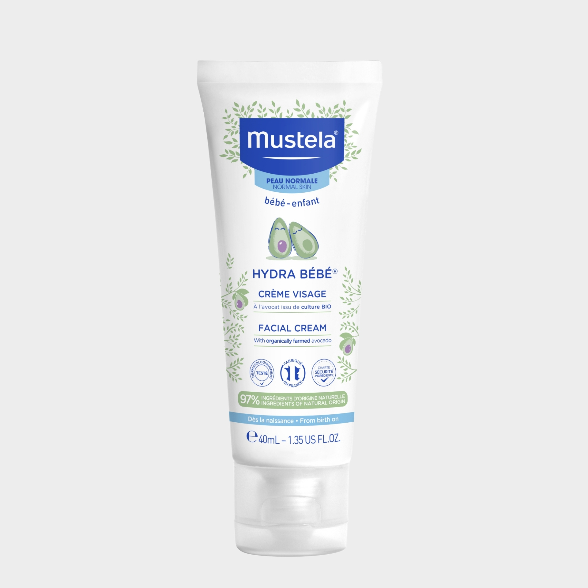 Creme Rosto Bebé Mustela 40 ml
