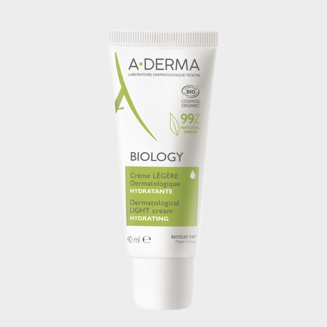 Creme Hidratante Rosto A-Derma Biology Pele Frgil Normal Mista 40 ml