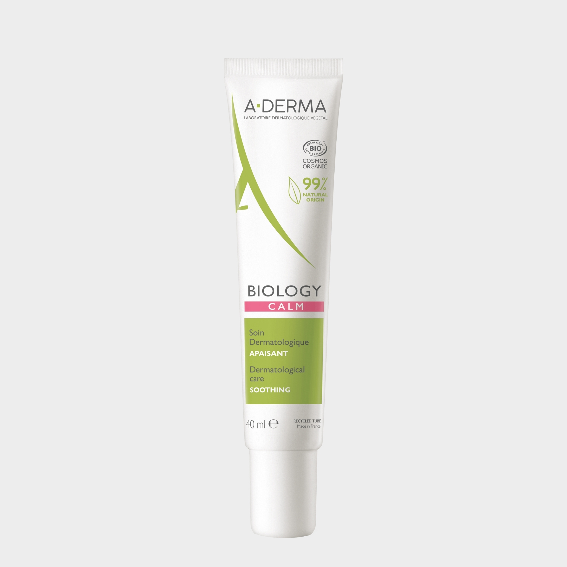 Creme Calmante Rosto A-Derma Biology Pele Intolerante 40 ml