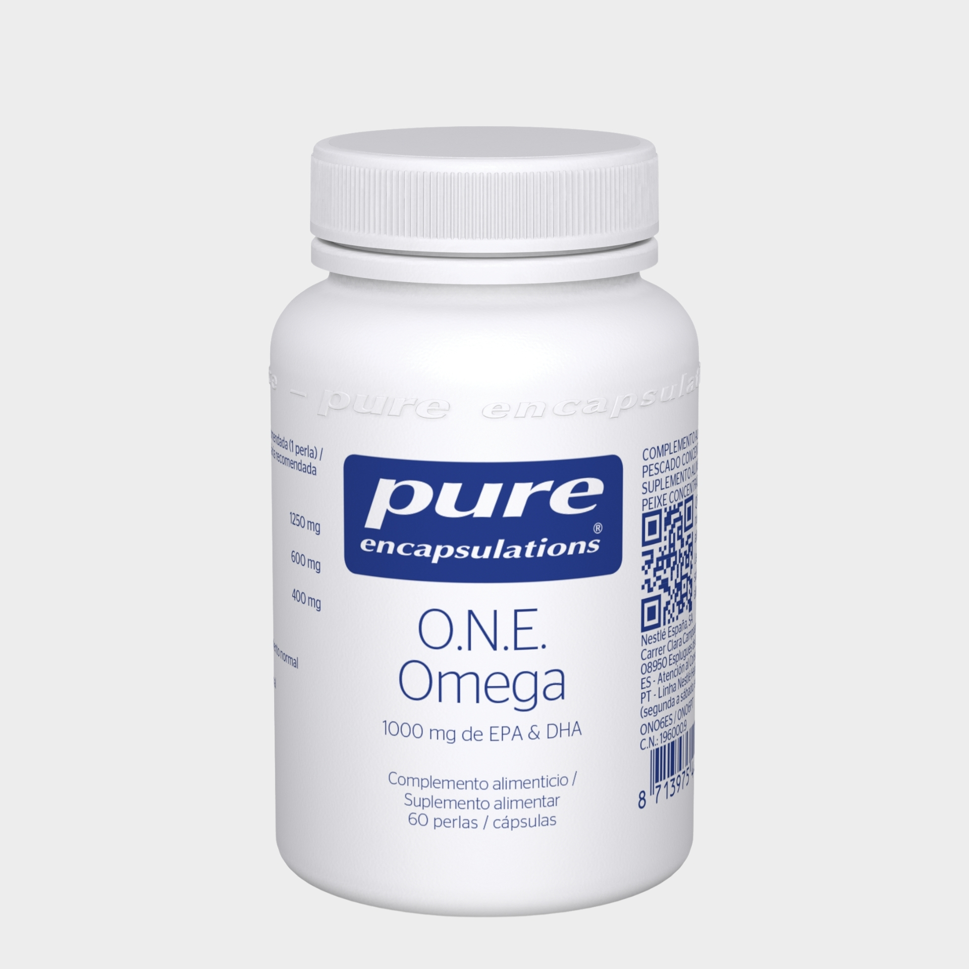 Suplemento Saúde Cardiovascular Pure Encapsulations O.N.E. Omega 60 cáps