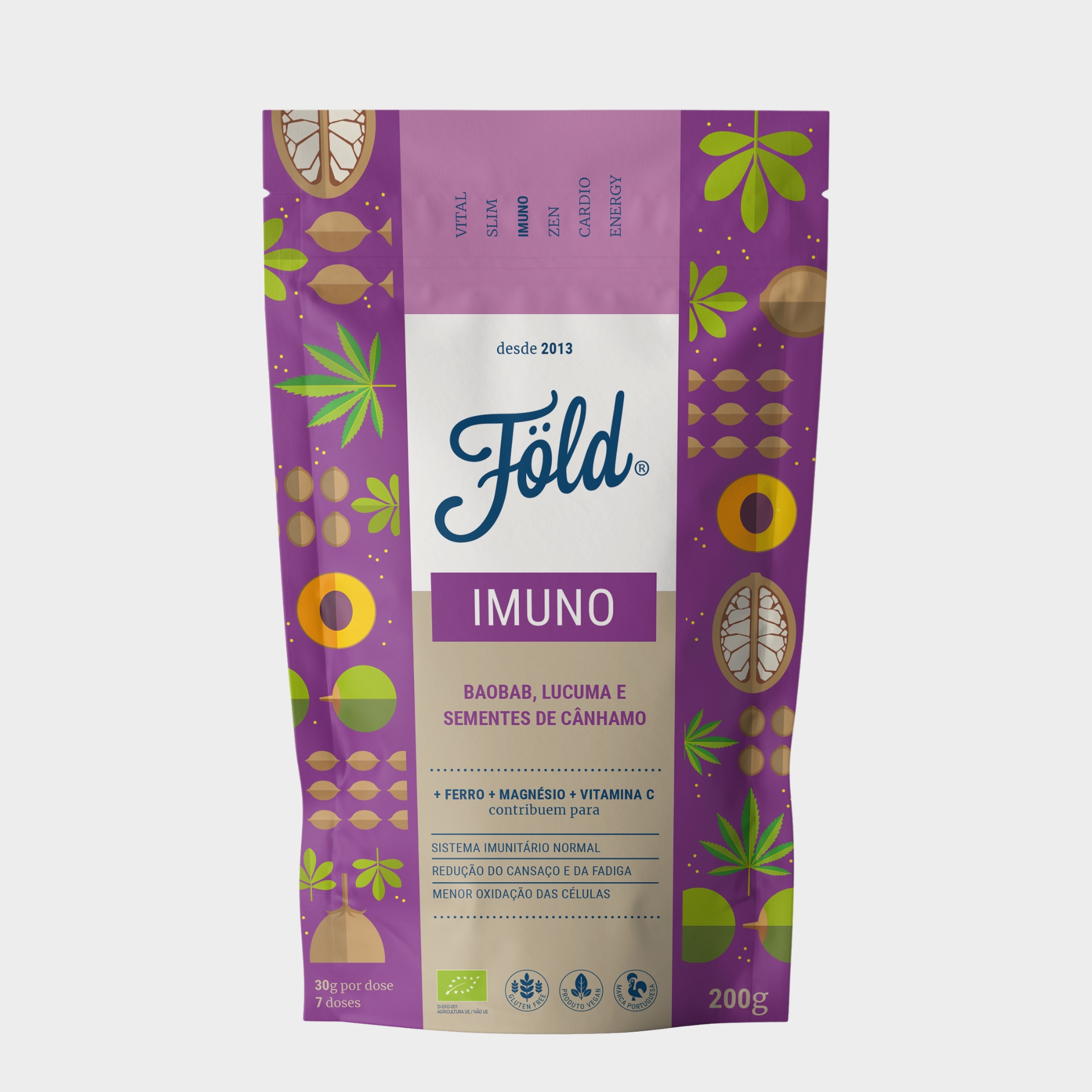 Föld Imuno Baobab & Lucuma Sistema Imunitário 200 gr