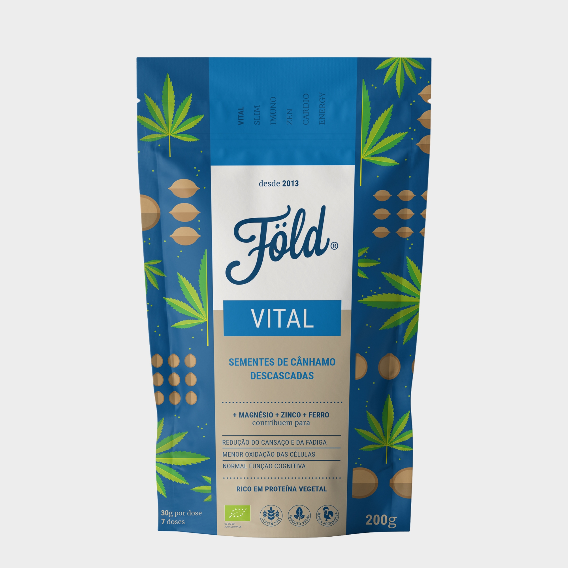 Föld Vital Cânhamo Vitalidade & Bem-Estar 200 gr