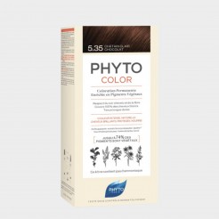 Creme Colorao Permanente Phyto Phytocolor Kit Tom 5.35 Castanho Claro Chocolate 1 un