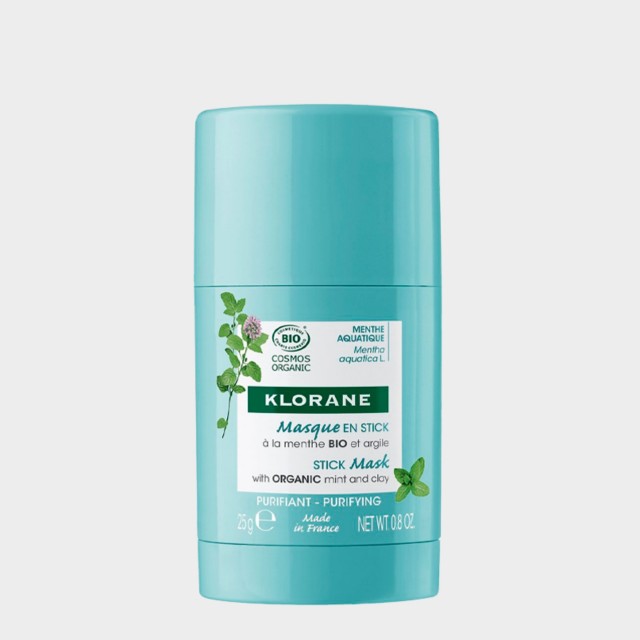 Máscara Facial Detox Klorane Menta Aquática & Argila Stick 25 gr Máscara Facial Detox Klorane Menta Aquática & Argila Stick 25 gr