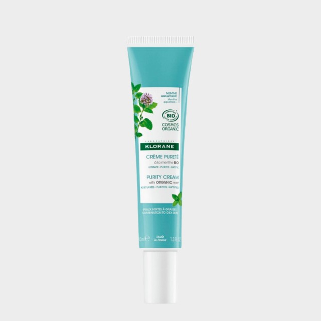 Creme Rosto Purificante Klorane Menta Aquática Bio 40 ml Creme Rosto Purificante Klorane Menta Aquática Bio 40 ml
