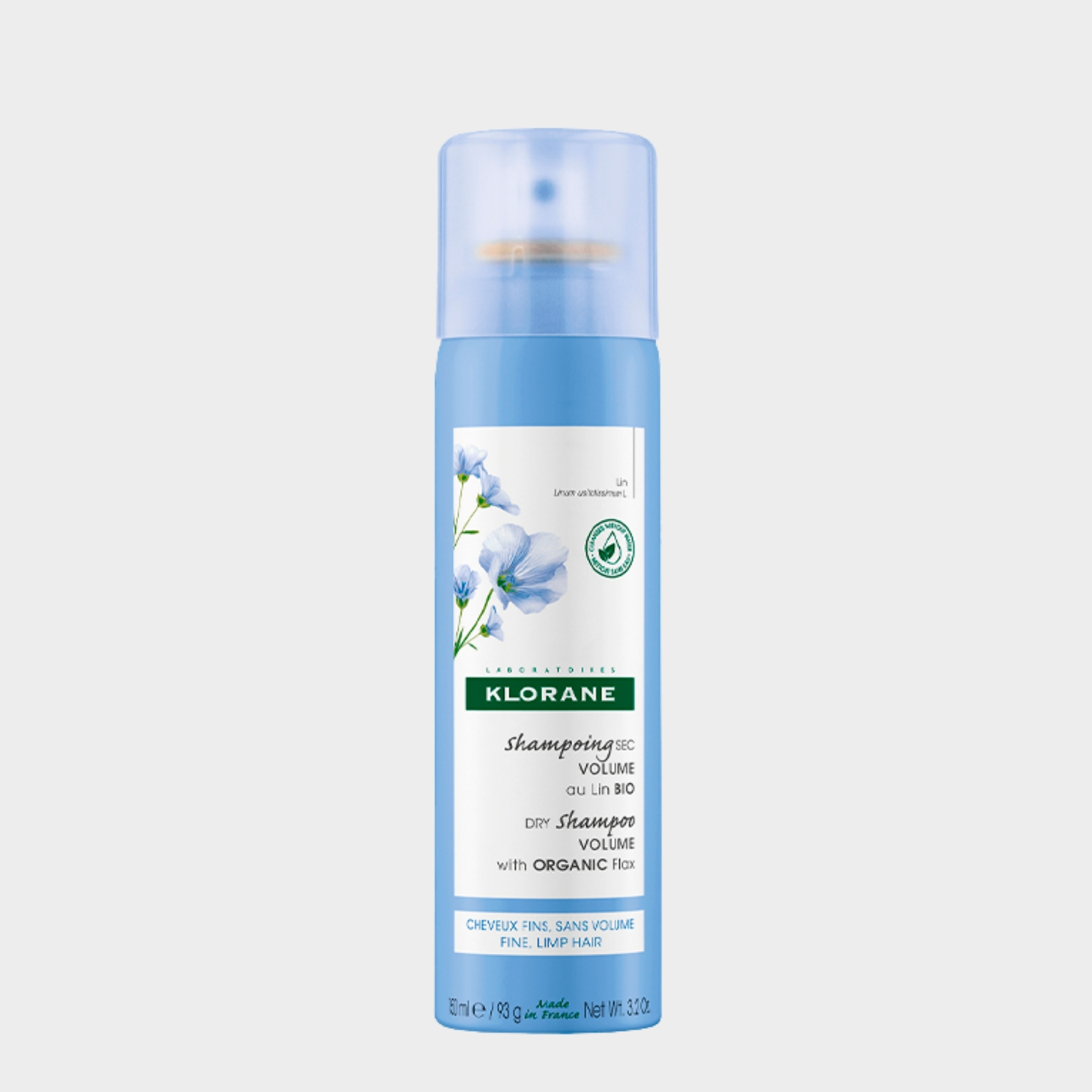 Champô Seco Volume Klorane Linho Bio 150 ml