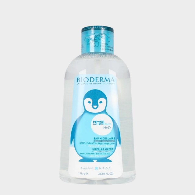 gua Micelar Beb & Criana Bioderma ABCderm H2O Pele Sensvel 1 lt