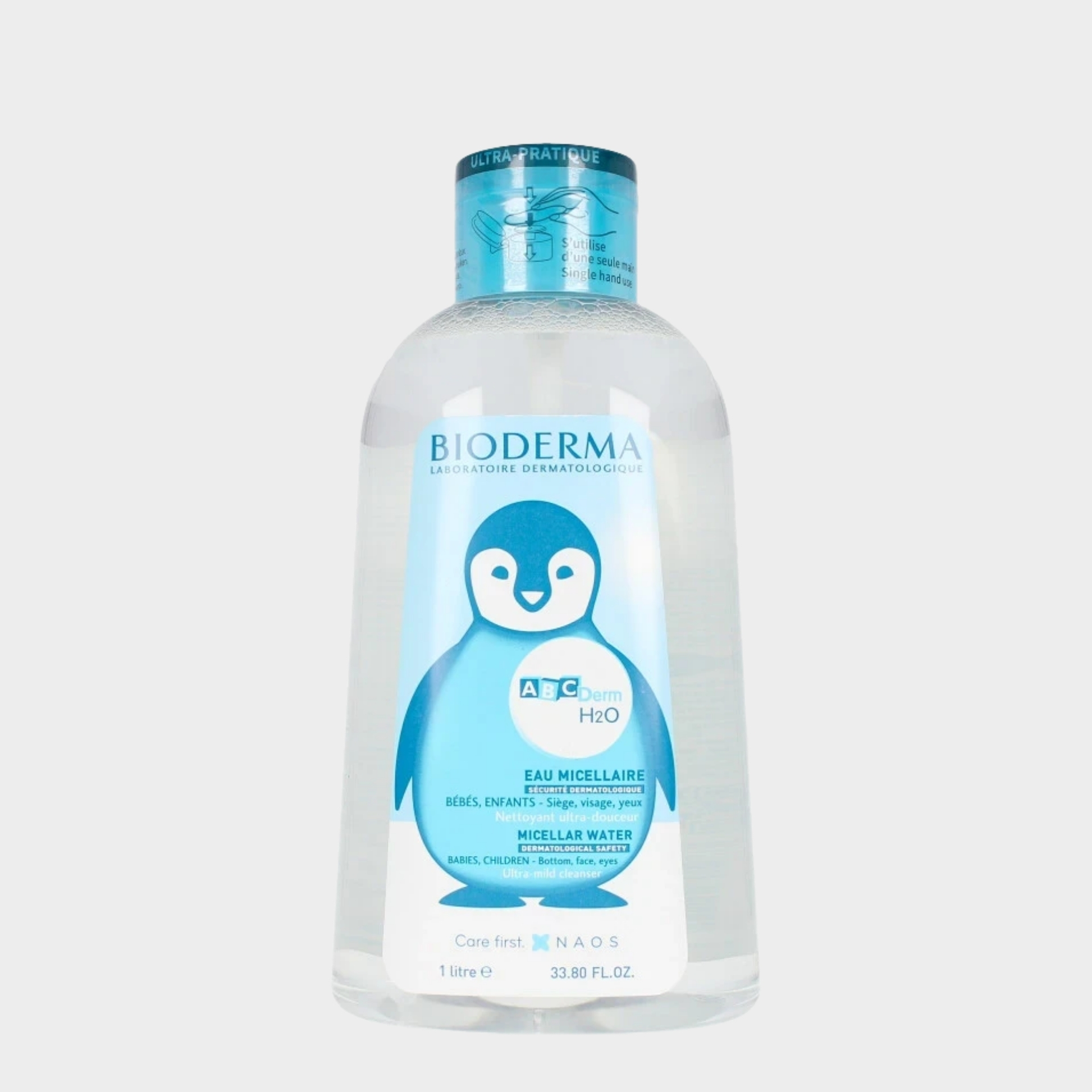 Água Micelar Bebé & Criança Bioderma ABCderm H2O Pele Sensível 1 lt