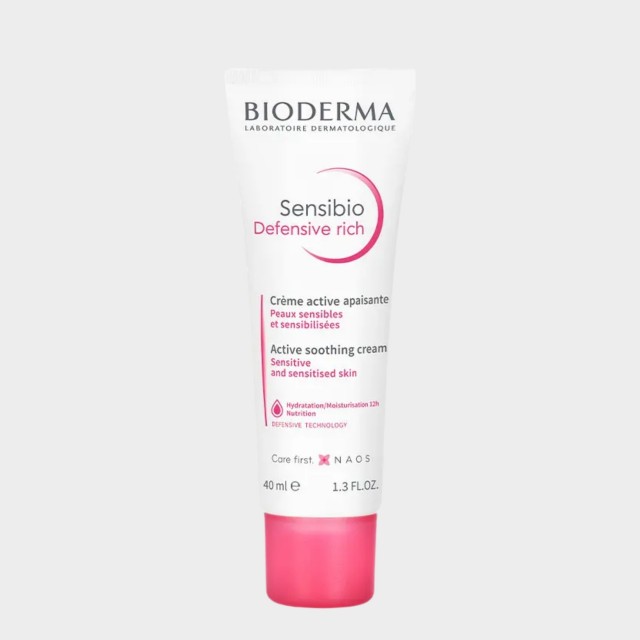 Cuidado Dirio Bioderma Sensibio Defensive Textura Rica Pele Sensvel 40 ml