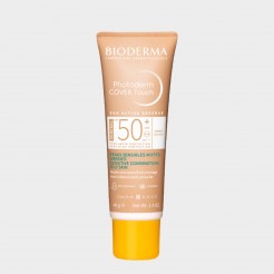 Protetor Solar Rosto Bioderma Photoderm Cover Touch Tom Dourado SPF50 40 ml