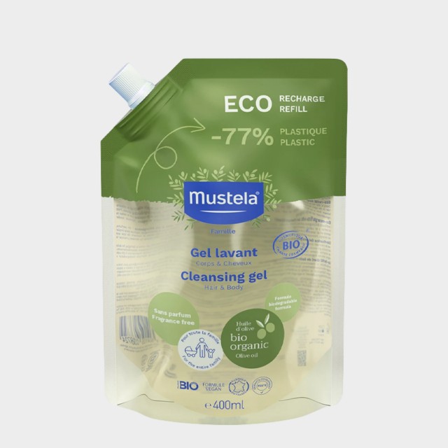 Gel Lavante Mustela Bio Recarga 400 ml