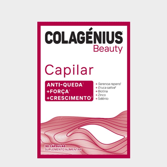 Suplemento Alimentar Colagnius Beauty Capilar Cpsulas Anti-Queda 30 un