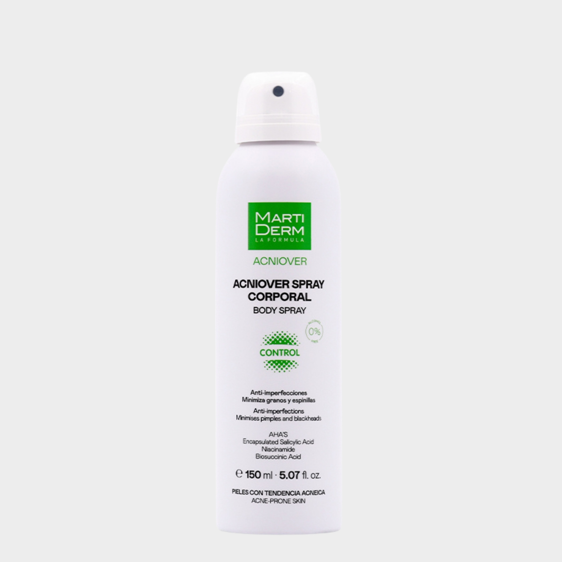Spray Corpo MartiDerm Acniover Marcas de Acne 150 ml