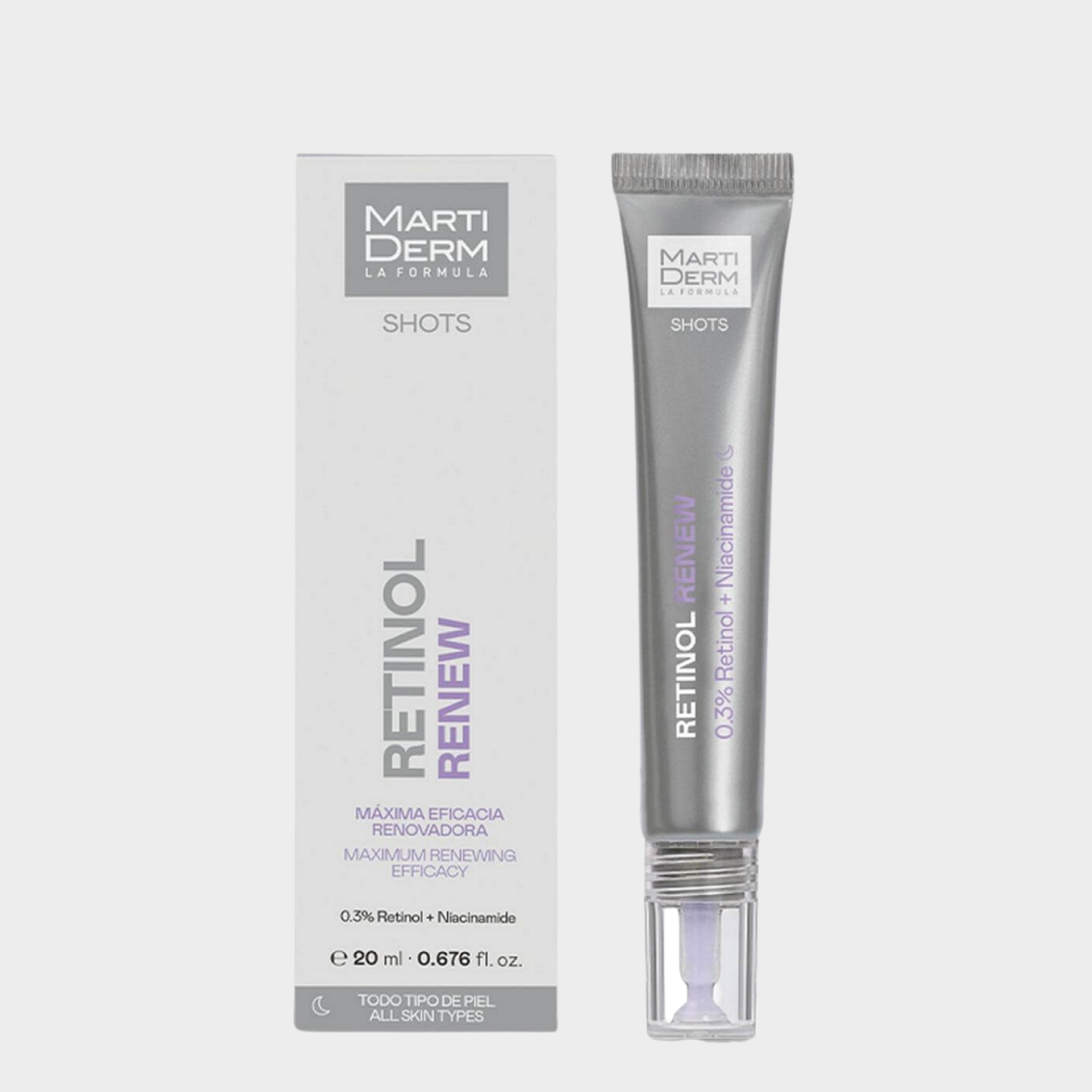 Concentrado Rosto MartiDerm Shot Retinol Regeneração Bálsamo 20 ml