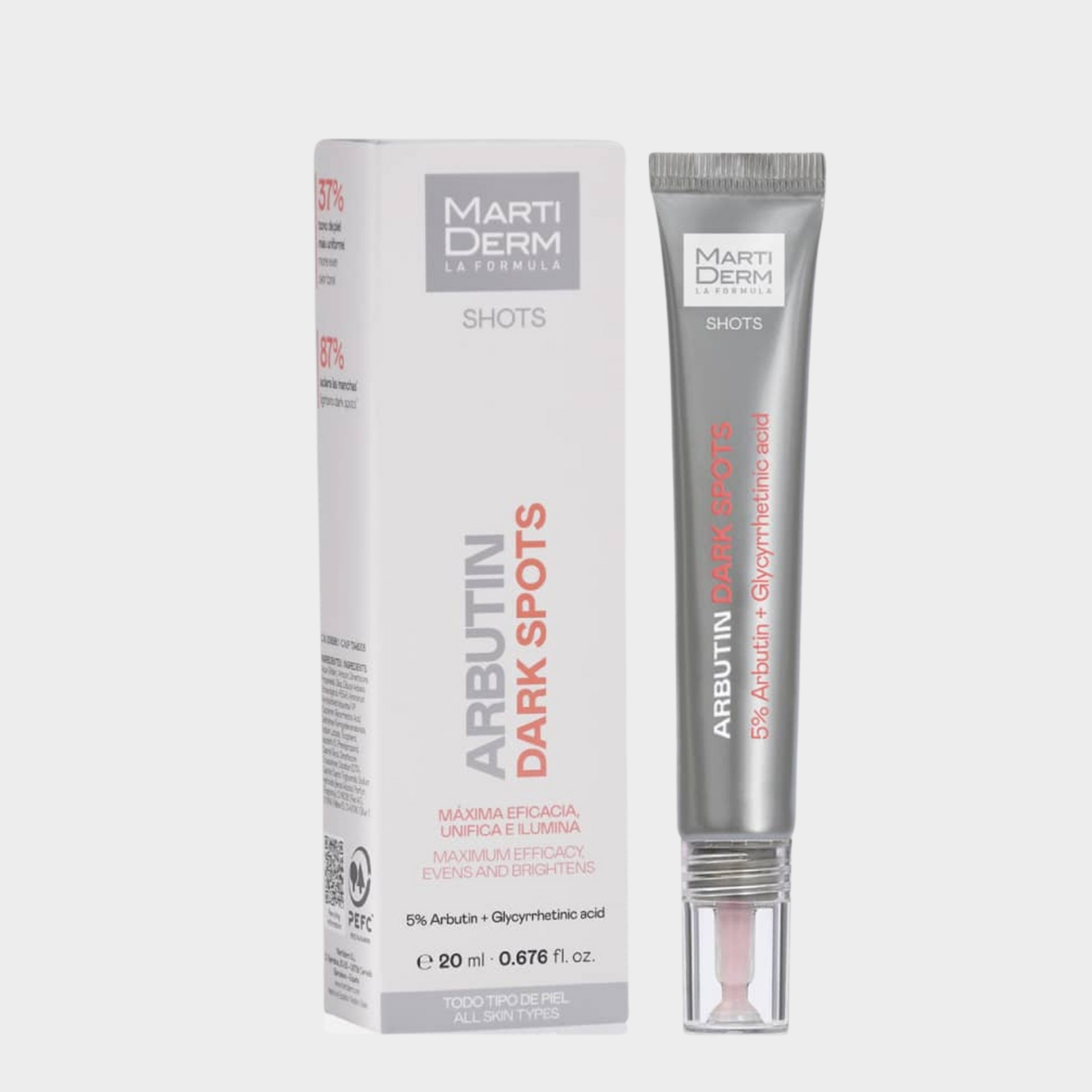 Concentrado Rosto MartiDerm Shot Arbutin Anti-Manchas Creme 20 ml