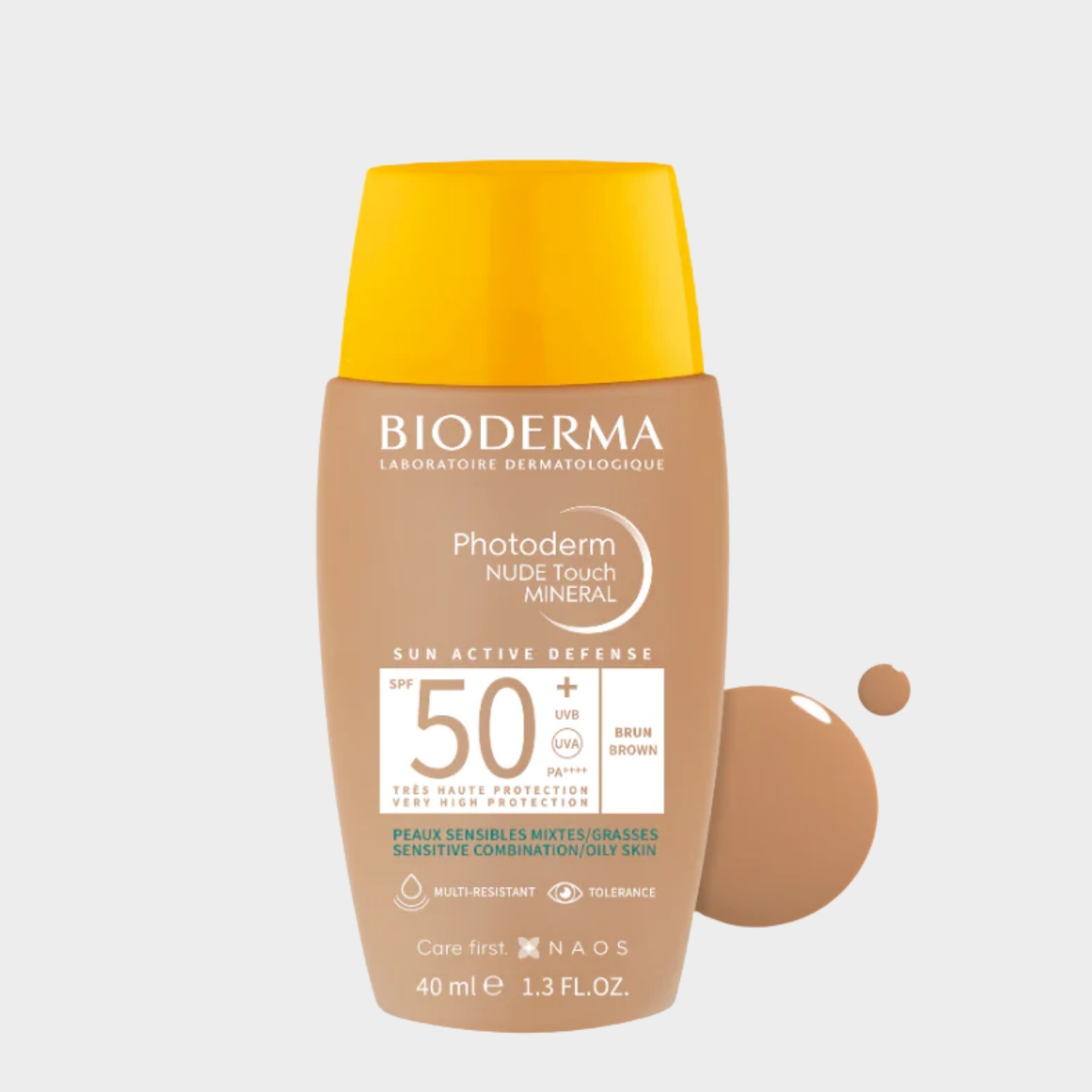 Protetor Solar Rosto Bioderma Photoderm Nude Touch Bronze SPF50 40 ml