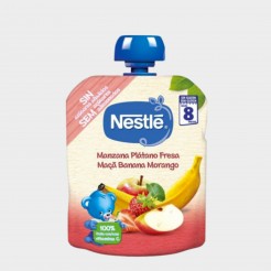 Fruta Para Beb Nestl Ma Banana Morango +8 Meses 90 g