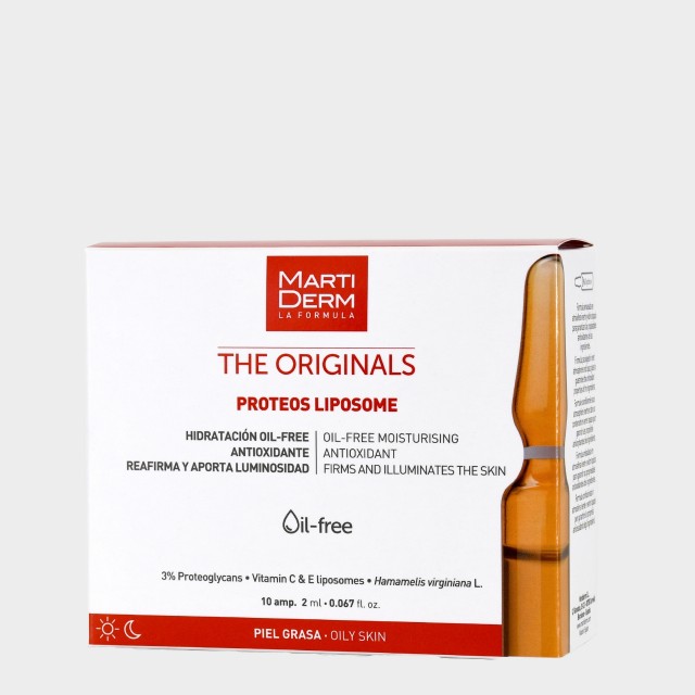 Ampolas Anti-Envelhecimento MartiDerm Originals Proteos Liposome Pele Oleosa 30 ampolas Ampolas Anti-Envelhecimento MartiDerm Originals Proteos Liposome Pele Oleosa 30 ampolas