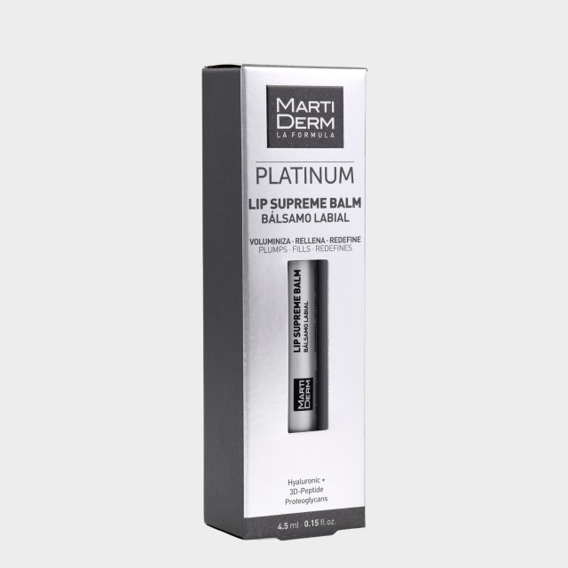 Blsamo Labial Avolumador MartiDerm Platinium Lip Supreme Balm 4,5 ml