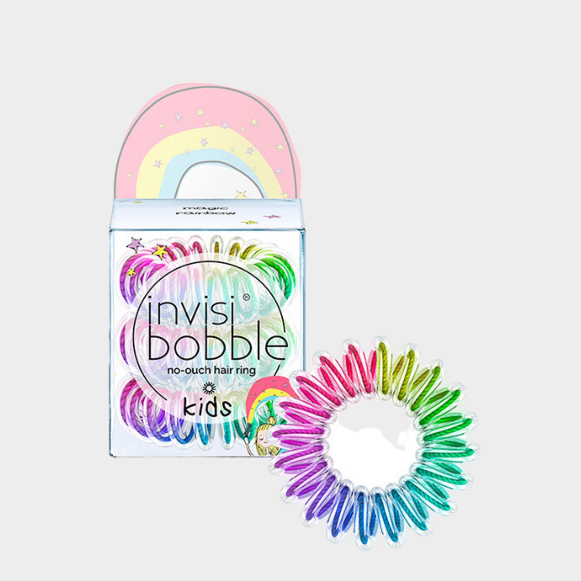 Elásticos Cabelos Criança Invisibobble Kids Magic Rainbow 3 uns