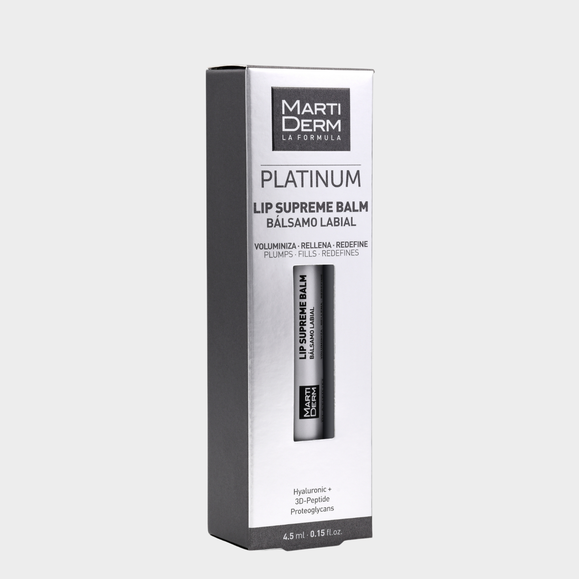 Bálsamo Labial Avolumador MartiDerm Platinium Lip Supreme Balm 4,5 ml