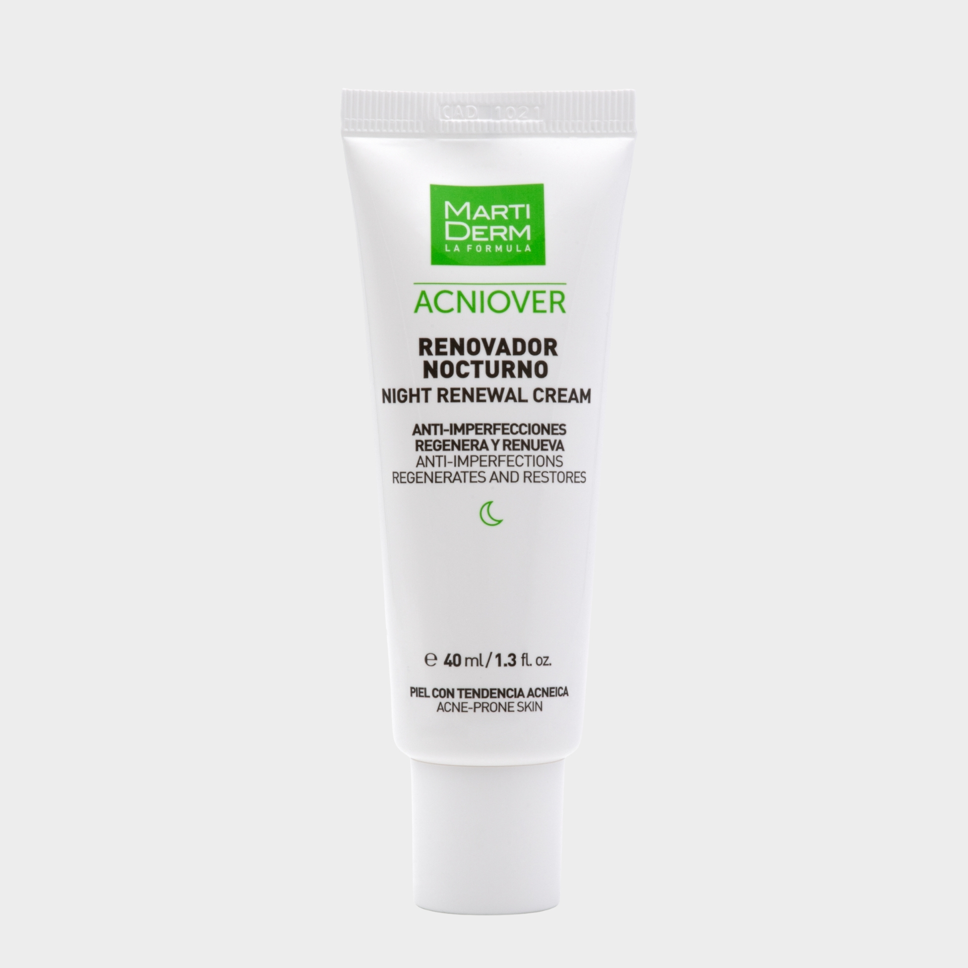 Creme Renovador Noite Rosto MartiDerm Acniover Pele Oleosa Tendência Acneica 40 ml