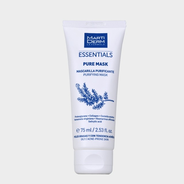 Mscara Purificante MartiDerm Pure Mask Pele Oleosa Tendncia Acneica 75 ml