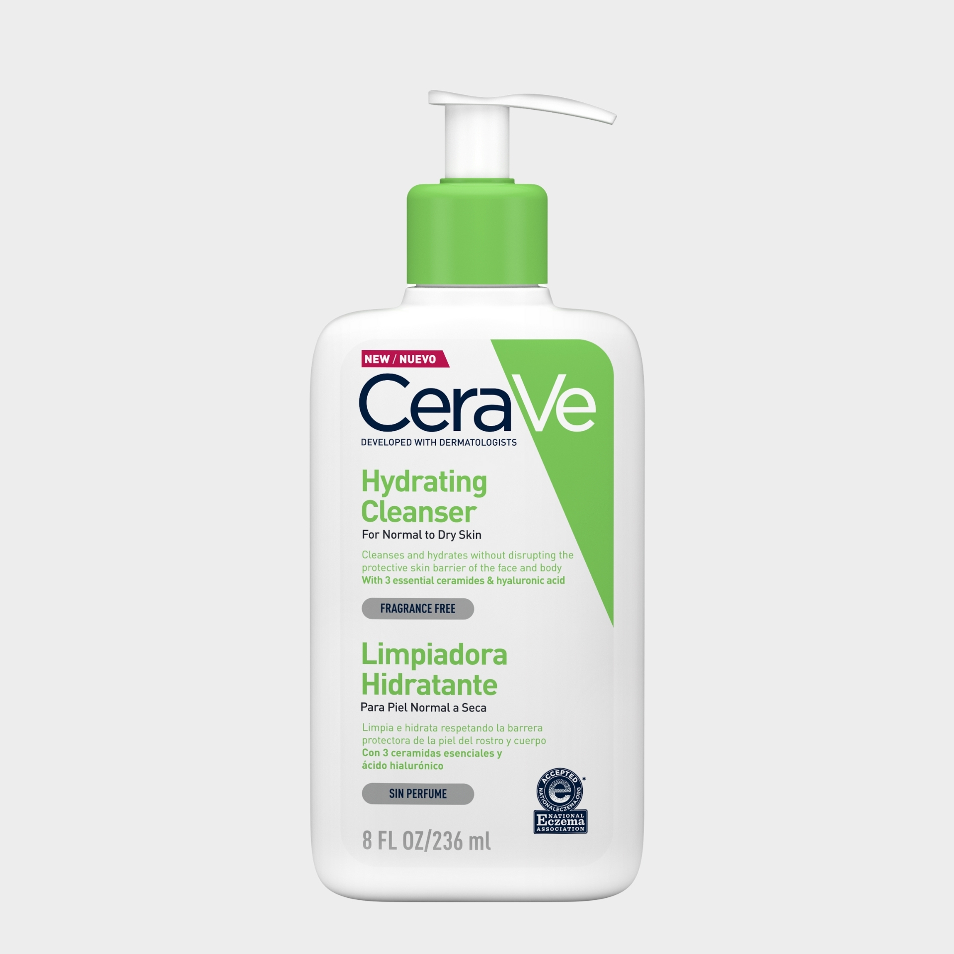 Creme Limpeza Hidratante CeraVê Pele Sensível Normal a Seca 236 ml