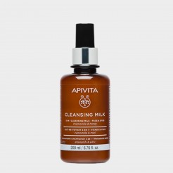 Leite de Limpeza Rosto e Olhos 3 em 1 Apivita 200 ml