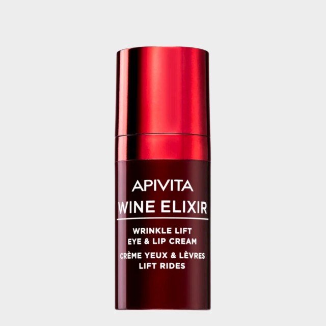 Creme de Olhos e Lbios Anti-Idade Apivita Wine Elixir com Efeito Lifting 15 ml