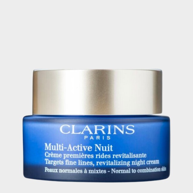 Creme de Noite Ligeiro Anti-Idade Clarins Multi-Active Nuit Crème Primeiras Rugas 50 ml Creme de Noite Ligeiro Anti-Idade Clarins Multi-Active Nuit Crème Primeiras Rugas 50 ml