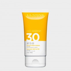 Protetor Solar Gel em leo Invisvel Clarins Gel-en-Huile Solaire Invisible Corps SPF30 150 ml