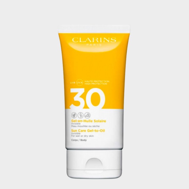 Protetor Solar Gel em Óleo Invisível Clarins Gel-en-Huile Solaire Invisible Corps SPF30 150 ml Protetor Solar Gel em Óleo Invisível Clarins Gel-en-Huile Solaire Invisible Corps SPF30 150 ml