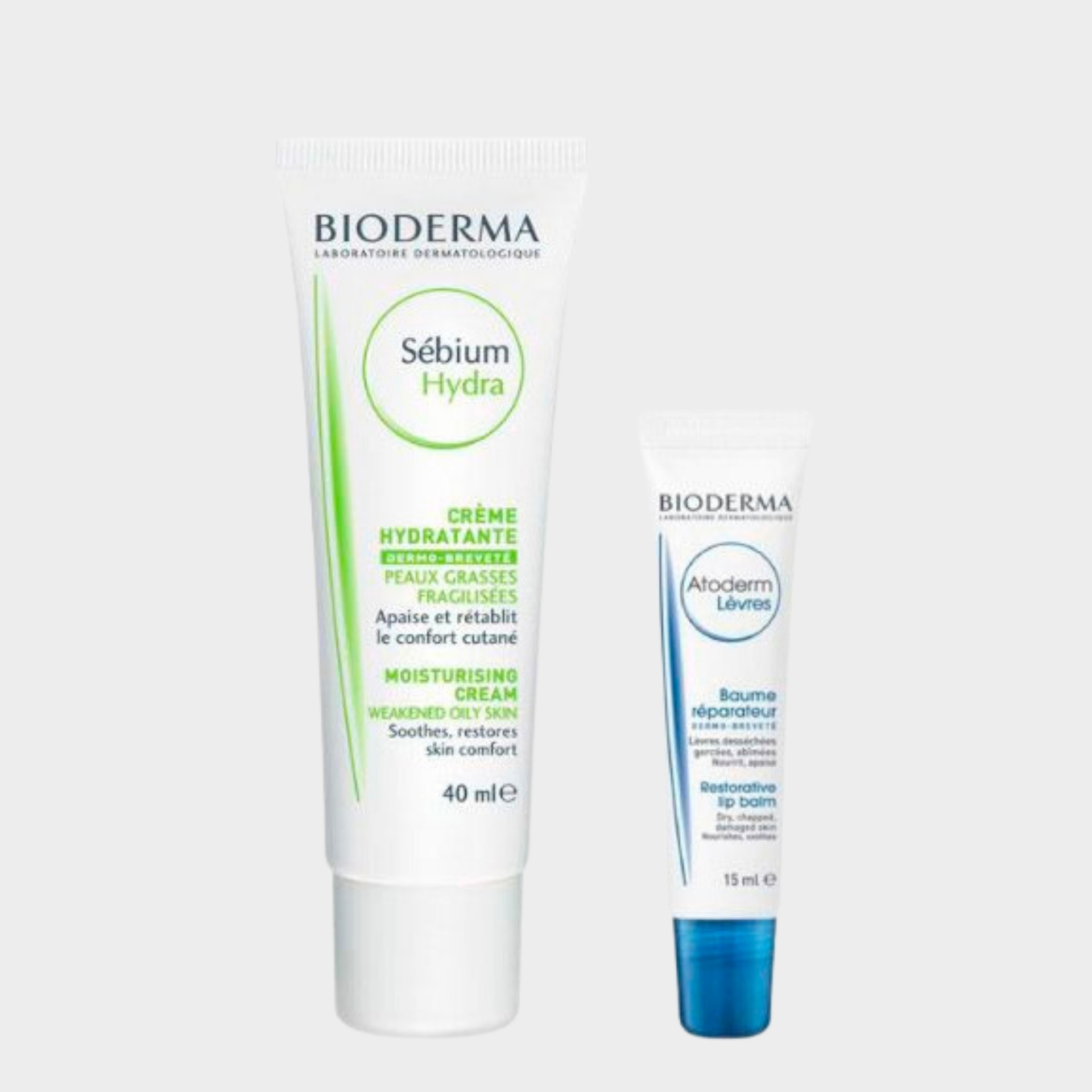 Creme Rosto 40 ml + Bálsamo Labial Bioderma Sébium Isokit 15 ml