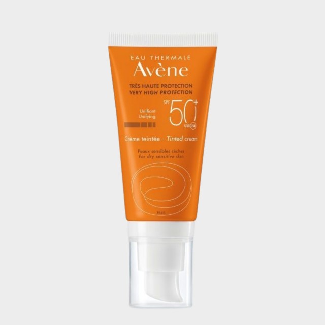Protetor Solar Creme Rosto Avne SPF50+ Com Cor Pele Muito Clara e Hipersensvel 50 ml