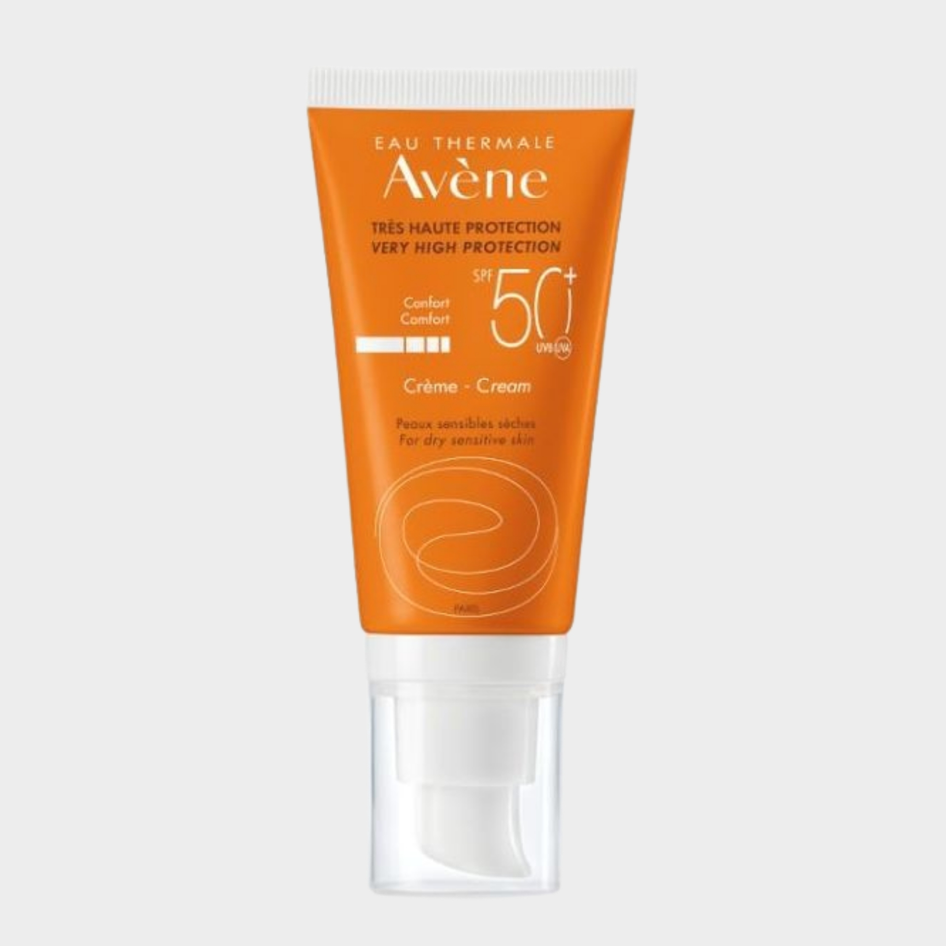 Protetor Solar Creme Rosto Avène Incolor SPF50+ Pele Muito Clara e Hipersensível 50 ml