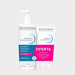 Blsamo Calmante + Gel de Limpeza Bioderma Atoderm Intensive Pele Sensvel 500 + 200 ml
